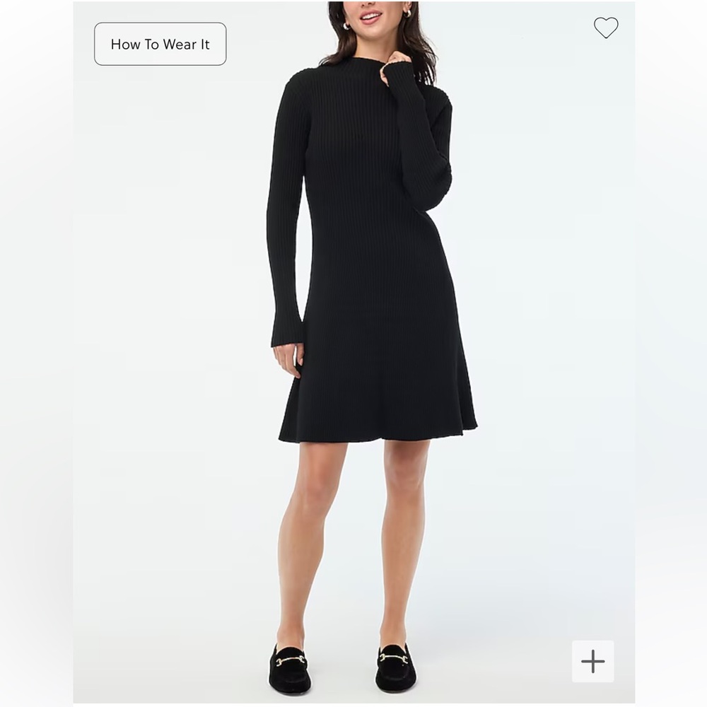 J. Crew Factory ribbed sweater dress